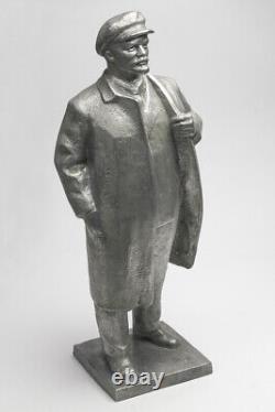 Lenin Vintage Soviet Russian statue figurine USSR Communist Propaganda, 37cm