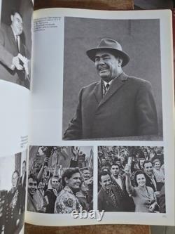 Leonid Brezhnev USSR 1982 Large Soviet Photo Book Cold War Communist History