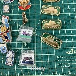 Lot 55 Pcs RUSSIAN SOVIET BADGE PIN VINTAGE USSR Russia? Sports Military Mix