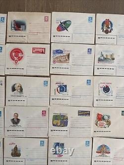Lot Of RARE Space First Day Cover Envelopes Soviet USSR Russian Project FDC