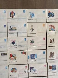 Lot Of RARE Space First Day Cover Envelopes Soviet USSR Russian Project FDC