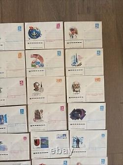 Lot Of RARE Space First Day Cover Envelopes Soviet USSR Russian Project FDC