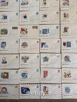 Lot Of RARE Space First Day Cover Envelopes Soviet USSR Russian Project FDC