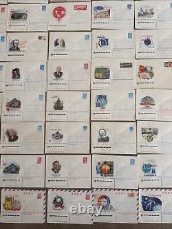 Lot Of RARE Space First Day Cover Envelopes Soviet USSR Russian Project FDC
