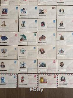 Lot Of RARE Space First Day Cover Envelopes Soviet USSR Russian Project FDC
