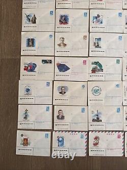 Lot Of RARE Space First Day Cover Envelopes Soviet USSR Russian Project FDC