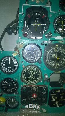 MIG-25 RBSH Pilot Instrumental Panel Cockpit with Devices Russian Soviet Fighter
