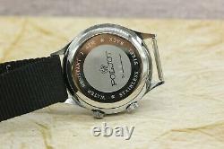 MINT Black VTG USSR Poljot Signal Mechanical ALARM Soviet Era Watch BZZZ Cricket