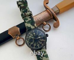 MOLNIJA Aviator. Vintage Soviet mechanical Military wrist watch. 18 jewels. USSR