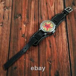 Made in 1938 KIROVSKIE KIROVKA Russian Soviet USSR vintage watch red star