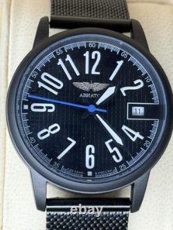 Mechanical Watch Vintage Soviet Aviator USSR Russian Military Pilot Date Raketa
