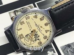Men's Soviet Watch Pobeda Gagarin Mechanical Russian Wrist Watch USSR