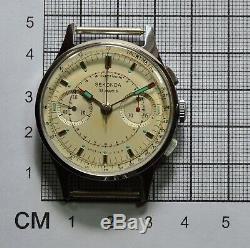 Men`s USSR Russian mechanical watch Chronograph SEKONDA POLJOT cal. 3017