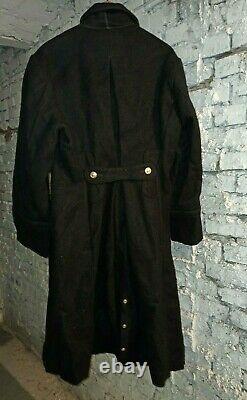 Military Jacket Russian Sailor's Overcoat Winter Soviet Coat Army USSR Shinel XL