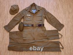 Military Soviet Afghanka Uniform RARE Set Air Forces Russian USSR Afghanistan