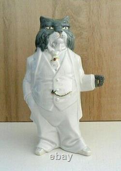 Mister cat Soviet ukrainian USSR russian porcelain figurine Vintage 5923