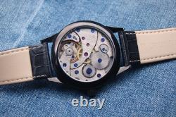 Molnia navy blue classic vintage dress watch russian soviet ussr excellent 1980s