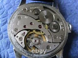 Molnija Military LUFTWAFFE USSR russian Wristwatch Soviet Watch Serviced 6213