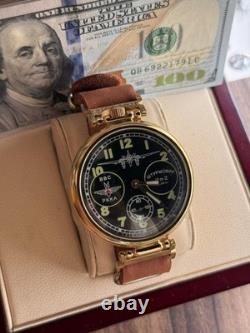 Molniya Watch Mechanical Russian USSR Molnija Men Soviet Aviation Vintage Strap