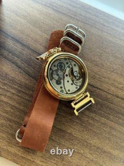 Molniya Watch Mechanical Russian USSR Molnija Men Soviet Aviation Vintage Strap