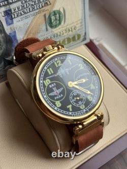 Molniya Watch Mechanical Russian USSR Molnija Men Soviet Aviation Vintage Strap