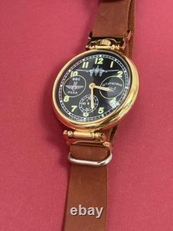 Molniya Watch Mechanical Russian USSR Molnija Men Soviet Aviation Vintage Strap