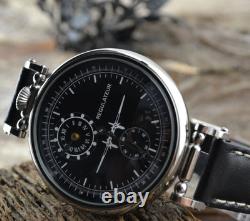 Molniya Watch Regulator Mechanical PILOT Wrist Aviator Russian Men USSR Molnja