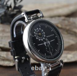 Molniya Watch Regulator Mechanical PILOT Wrist Aviator Russian Men USSR Molnja