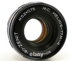 NEW MC HELIOS 77m-4 50mm f/1.8 Russian Soviet USSR Lens Screw Mount M42 MINT