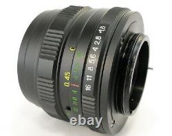 NEW MC HELIOS 77m-4 50mm f/1.8 Russian Soviet USSR Lens Screw Mount M42 MINT