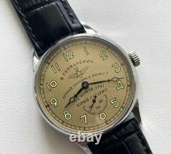 NEW! Pobeda Watch Aviation Mechanical USSR Soviet Wrist Russian Rare Men's