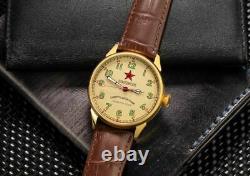 NEW! Raketa Watch USSR Soviet Military Mechanical Russian Men's Wrist Rare Star