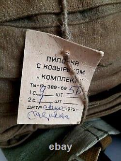 NOS. NEW. AFGHANKA. Soviet/USSR/RUSSIAN MILITARY CAP