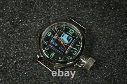 NOS Russian USSR Divers Watch Zlatoust VMF CCCPShark in chains Wheel700m w-te