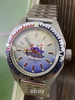 NOS VOSTOK Komandirskie Amphibian Albatros USSR Russian Soviet watch #9005