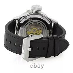 NWT Invicta Men's 52mm Russian Diver CCCP Automatic Luminous Leather Strap Watch