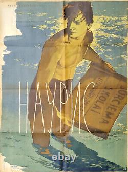 Nauris 1958 Ussr Russian Soviet Latvian Drama Film Cinema Movie Vintage Poster