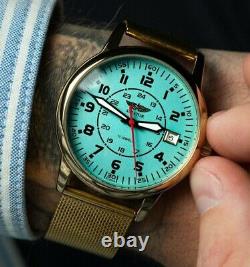 New! Aviation Watch Wrist Mechanical Russian Soviet USSR Men's Style Rare
