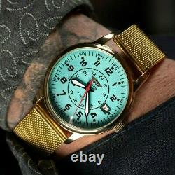 New! Aviation Watch Wrist Men's Mechanical Russian Soviet USSR Style Rare