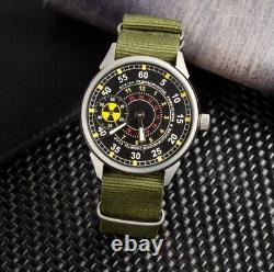 New! Molniya Aviation watch Mechanical Russian Mens Soviet USSR Wrist Pilot Rare