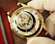 New! Molniya Masonic Watch Mechancial Wrist Soviet Russian Rare Ussr Dial Skull