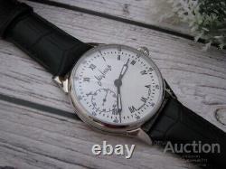 New! Molniya Watch Mechanical Russian Men Soviet USSR Wrist Rare White