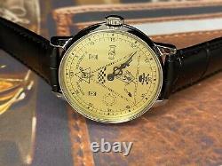 New! Pobeda Masonic Watch Mechanical Russian Men's Soviet USSR Rare Wrist