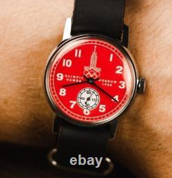 New! Pobeda Olympiad Watch Mechanical Men's Wrist Russian USSR Soviet