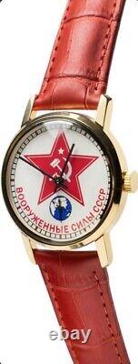 New! Pobeda Watch Mechanical Armed Forces Russian Star Soviet Military USSR Men