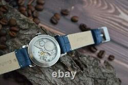 New! Pobeda Yuri Gagarin Watch Mechanical Sturmanskie Russian Soviet USSR Men's