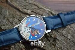 New! Pobeda Yuri Gagarin Watch Mechanical Sturmanskie Russian Soviet USSR Men's