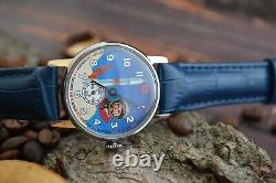 New! Pobeda Yuri Gagarin Watch Mechanical Sturmanskie Russian Soviet USSR Men's