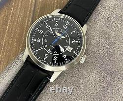New! Raketa Aviation Watch Mechanical Russian Soviet USSR Rare Wrist Men's 24h