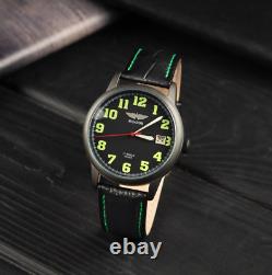 New! Raketa Aviation Watch Mechanical Russian Sturmanskie USSR Wrist Men's Rare